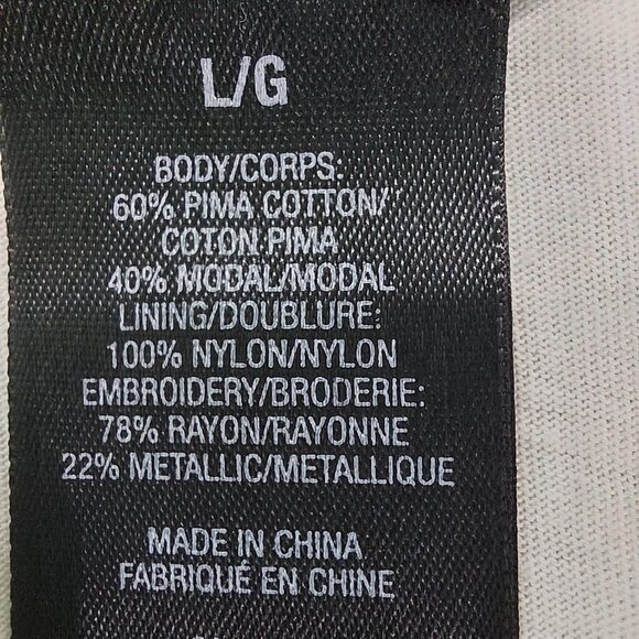 INC International Concepts Fairycore Silver Flared Tunic, Size L - Picture 3 of 6